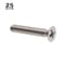 Prime-Line #2-56 x 1/2 in Phillips Flat Machine Screw, Plain 316 Stainless Steel, 25 PK 9000244 - alternate 2